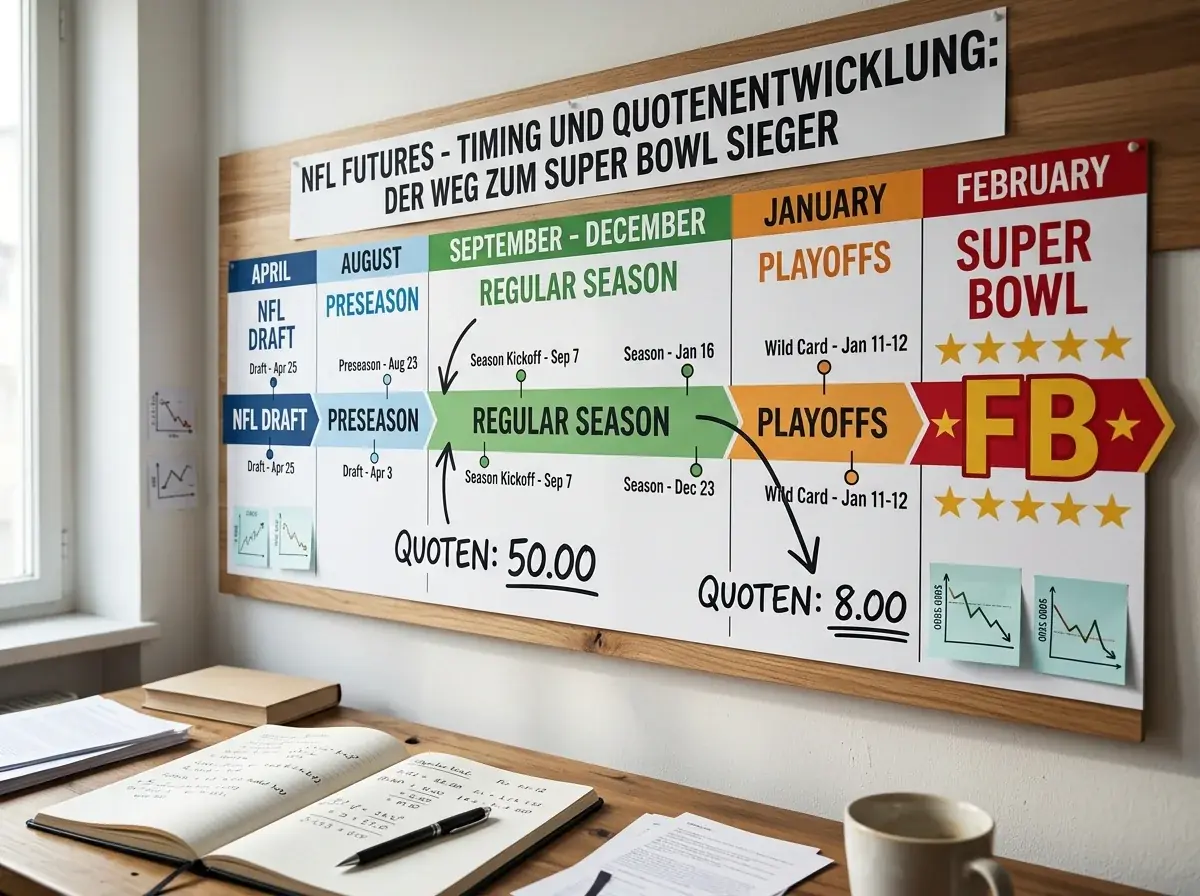 Super Bowl Sieger Futures Wetten – Langzeitquoten analysieren und früh platzieren