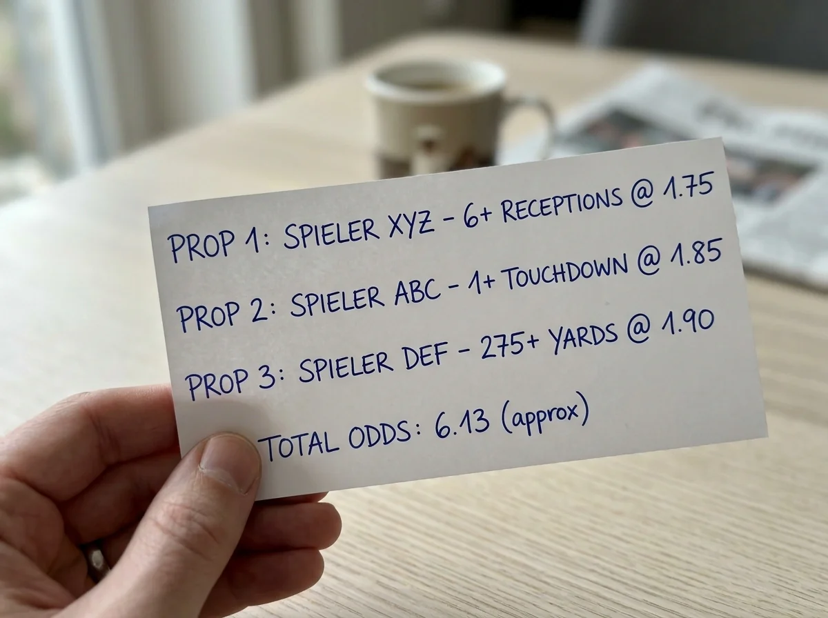 Definition NFL Player Props – individuelle Spielerwetten auf Statistiken im American Football