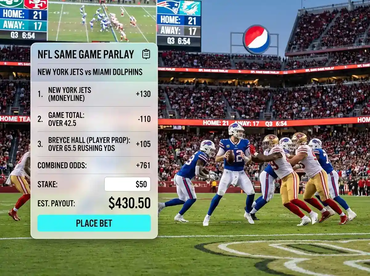 NFL Same Game Parlay (SGP) erklärt – Kombiwetten im selben Spiel