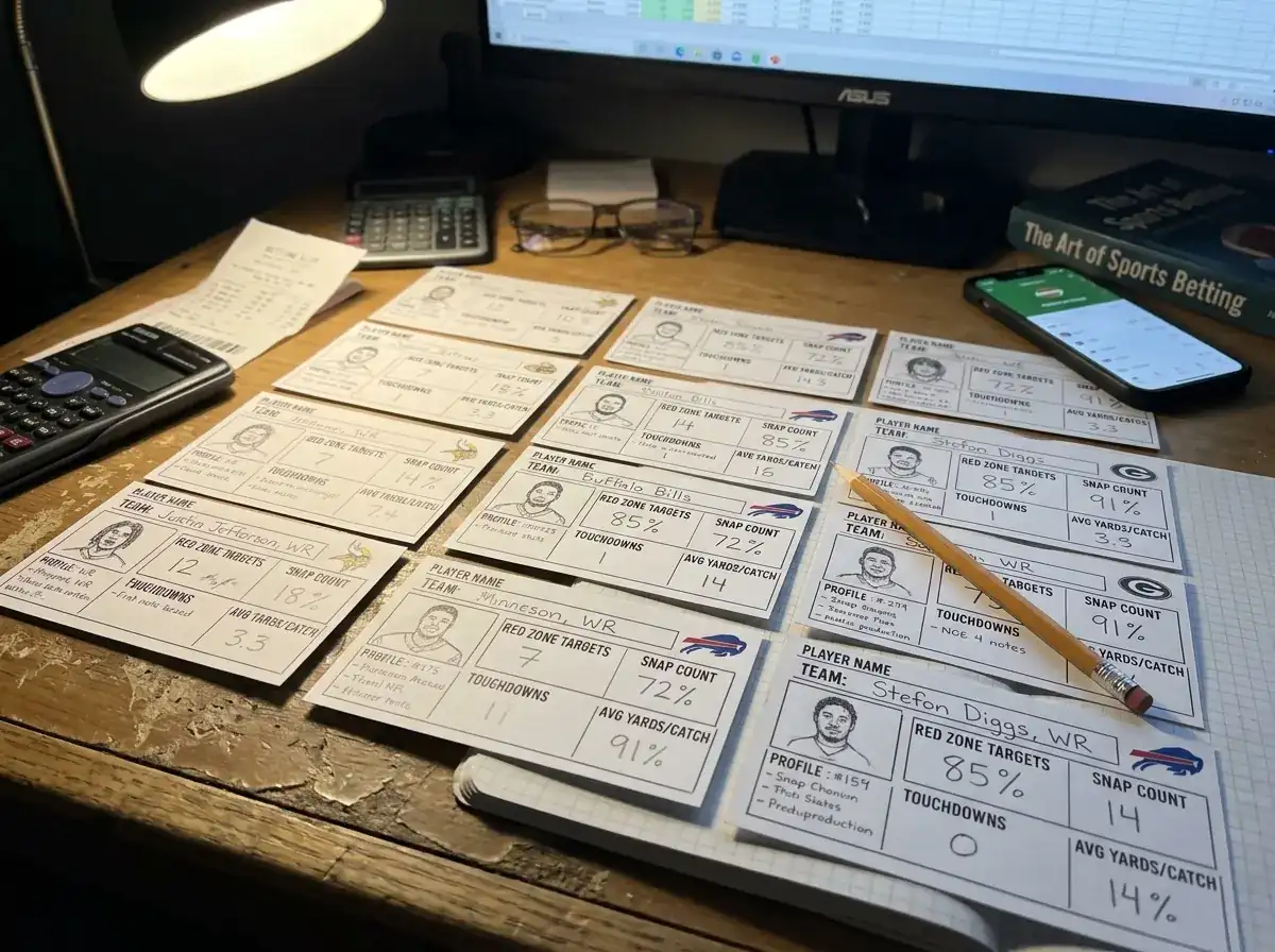 NFL Touchdown Scorer Spielerauswahl Strategie – Red Zone Usage und Snap Count analysieren