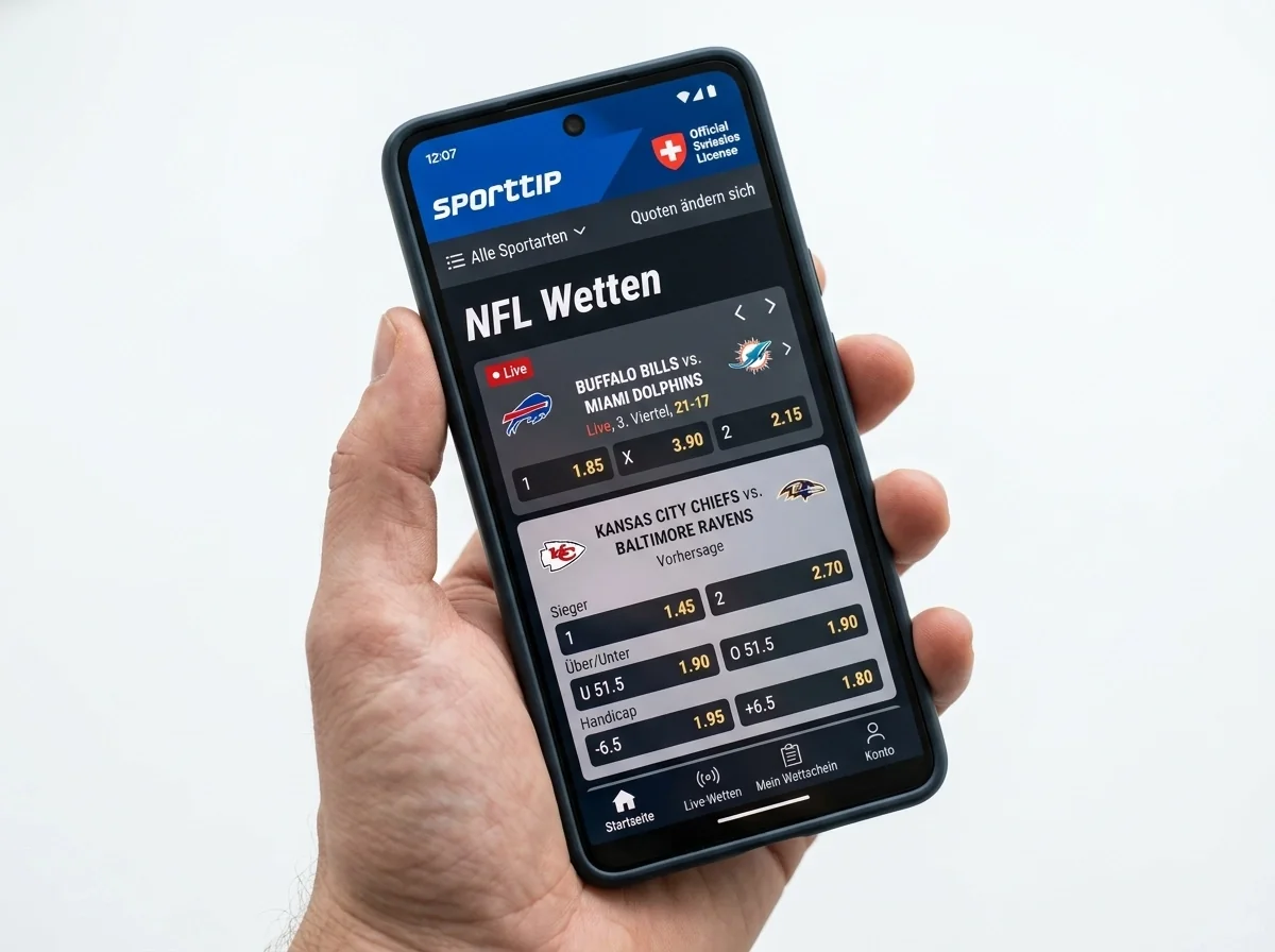 Sporttip von Swisslos – legaler NFL Wettanbieter in der deutschsprachigen Schweiz