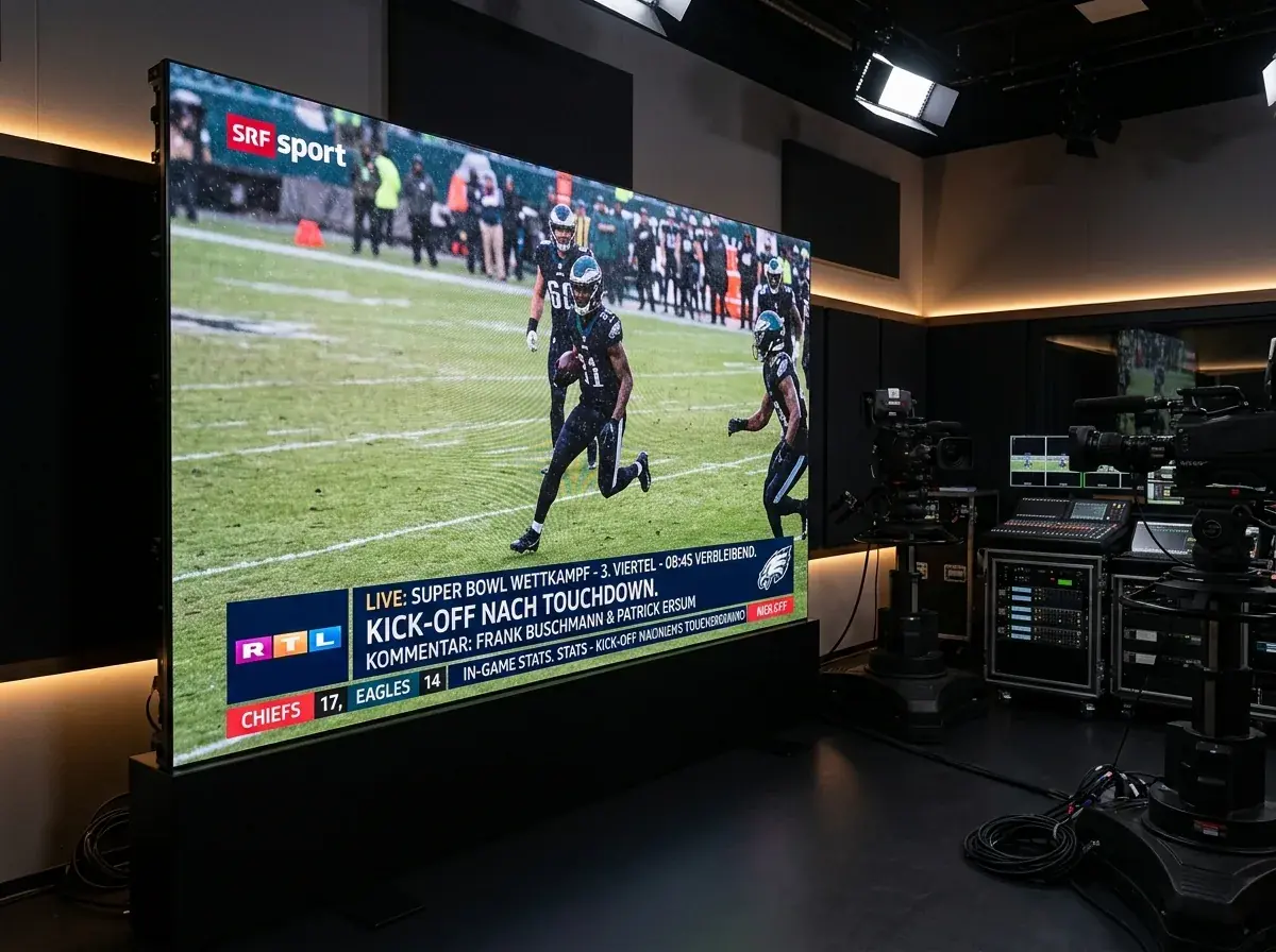 Super Bowl 2026 TV Übertragung Schweiz – RTL Free-TV und DAZN für NFL Fans